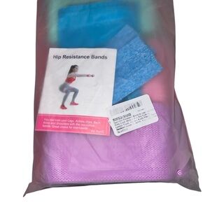 3 Hip Resistance Bands Set - Multicolor